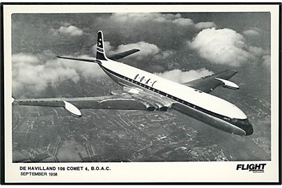 De Haviland 106 Comet 4 fra B.O.A.C. i spet. 1958. Flight International U/no.