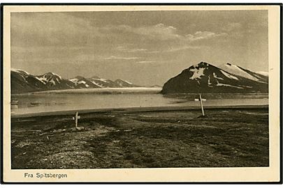 Svalbard / Spitzbergen. Gravpladser. O. E. Ritter no. 484.