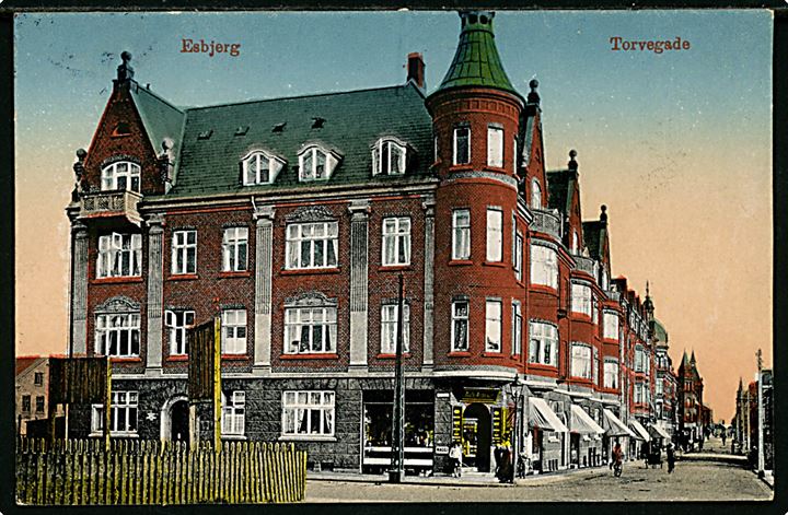 Esbjerg. Torvegade med Niels Andersen´s forretning. C.J.C. no. 60. 