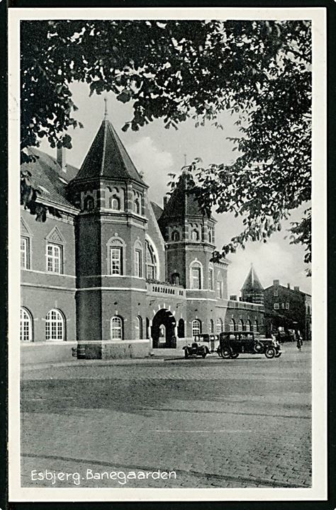 Esbjerg. Banegaaarden. Stenders Esbjerg no. 12.