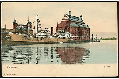 Købh., Frihavnen med dampskib. Fritz Benzen no. 72.