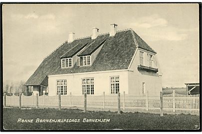 Rønne Børnehjælpsdags Børnehjem. Fritz Sørensen no. 41.