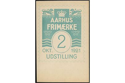Aarhus Frimærke Udstilling d. 2.10.1921. U/no.
