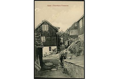 Thorshavn, gadeparti. H. N. Jacobsen no. 20125.