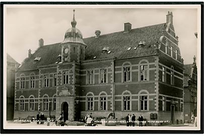 Horsens. Raadhuset. Boghandlerforeningen fotokort no. 1.