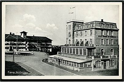 Fanø. Hotel Kongen af Danmark og Fane Bad. Stenders no. 66257.