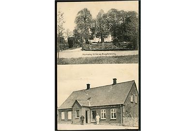 Hunseby kirke og brugsforening. H. Schmidt no. 21695.