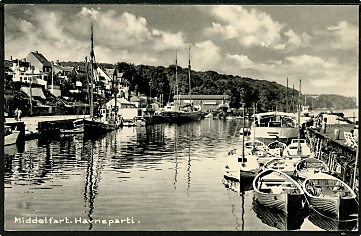 Middelfart, havneparti. O.P.O. no. 44506/404.