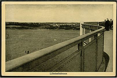 Lillebæltsbroen, udsigt fra. C. C. Biehl no. 1207.