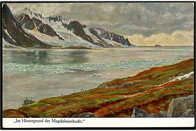 Svalbard / Spitzbergen. E. L. Ostermayer, München: Im Hintergrund der Magdalenenbucht. No. 1