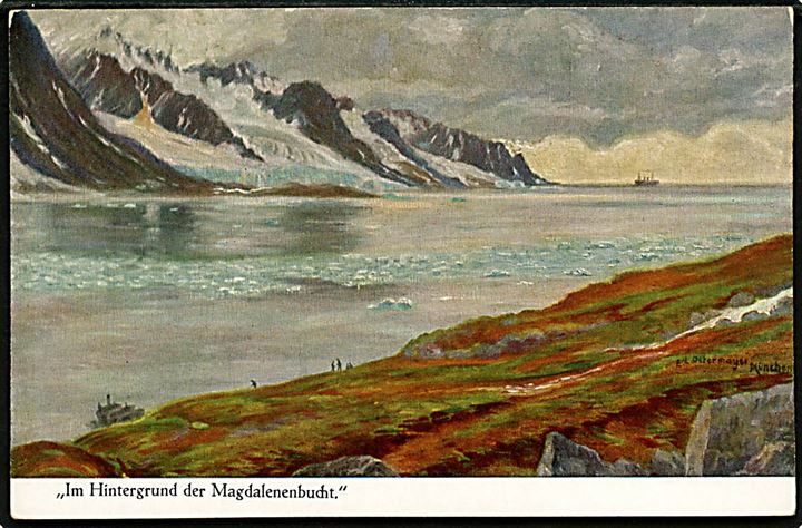 Svalbard / Spitzbergen. E. L. Ostermayer, München: Im Hintergrund der Magdalenenbucht. No. 1