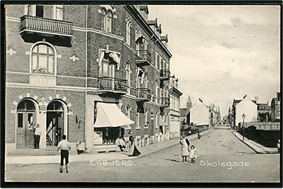 Esbjerg, Skolegade. Stenders no. 13037.