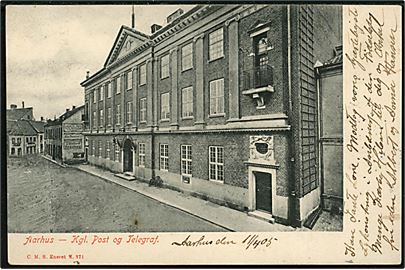 Aarhus, det kgl. Post- og Telegraf kontor. C. M. B. no. 771.