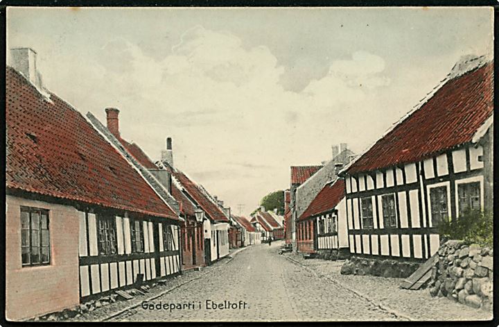 Ebeltoft, gadeparti. H. A. Ebbesen no. 456.