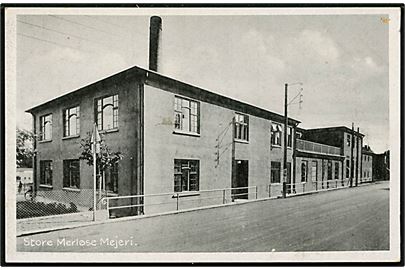 Store Merløse mejeri. Stenders no. 78113.