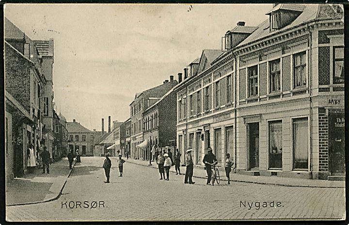 Korsør, Nygade. C. Jørgensen no. 10975.