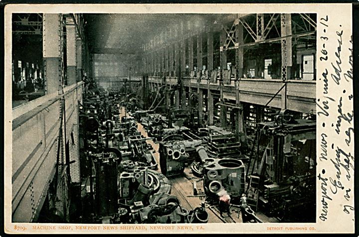 Newport. Machine Shop, Newport News Shipyard, Virginia. 