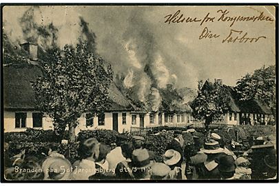 Roskilde, Sct. Jørgensbjerg ved branden d. 22.5.1910. E. Flensborg d. 796.