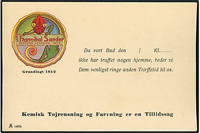 Reklame. A/S Hannibal Sander's fabrik ved Emdrup Sø. No. 14675. Uden adresselinier. 