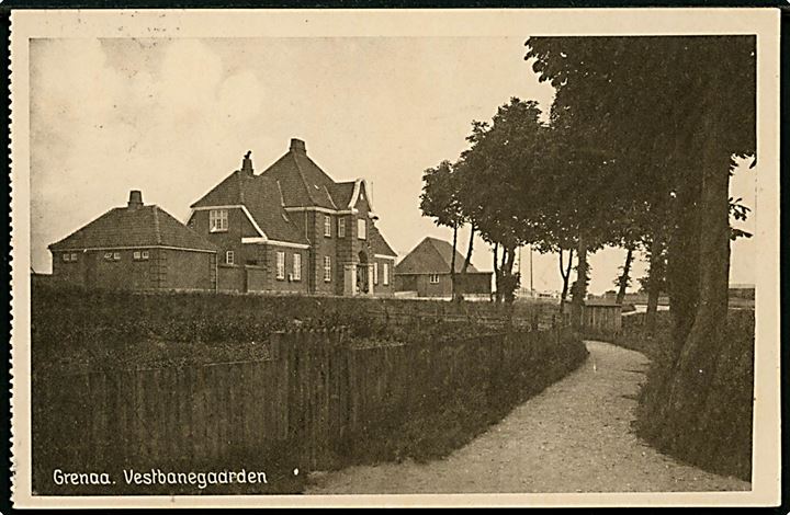 Grenaa, Vestbanegaarden. Stenders no. 56.