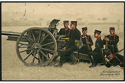 Artillerister, Danmark 1914. A. Gieses Eftgr. u/no.