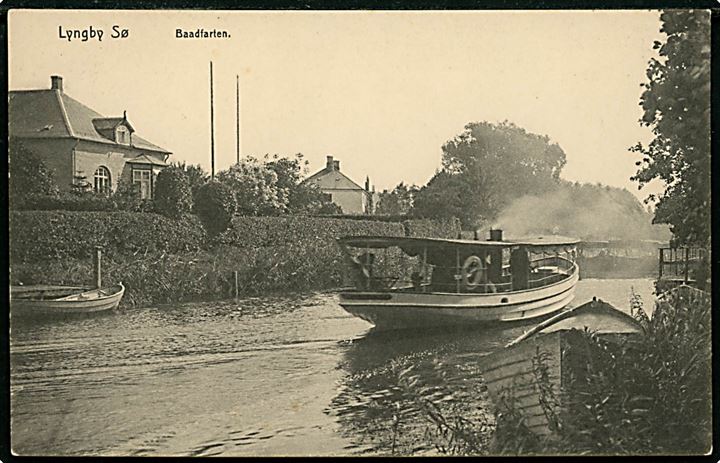 Lyngby sø. Baadfarten med turbaad. N.N. no. 50.