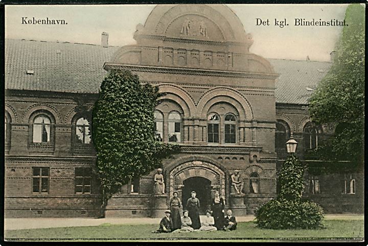 Købh., Det Kgl. Blindeinstitut på Kastelvej. Peter Alstrup no. 187.