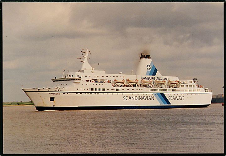 Hamburg, M/S, DFDS Scandinavian Seaways på ruten Hamburg - Harwich.