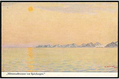 Svalbard / Spitzbergen. E. L. Ostermayer, München: Mitternachtsonne vor Spitzbergen no. 5.