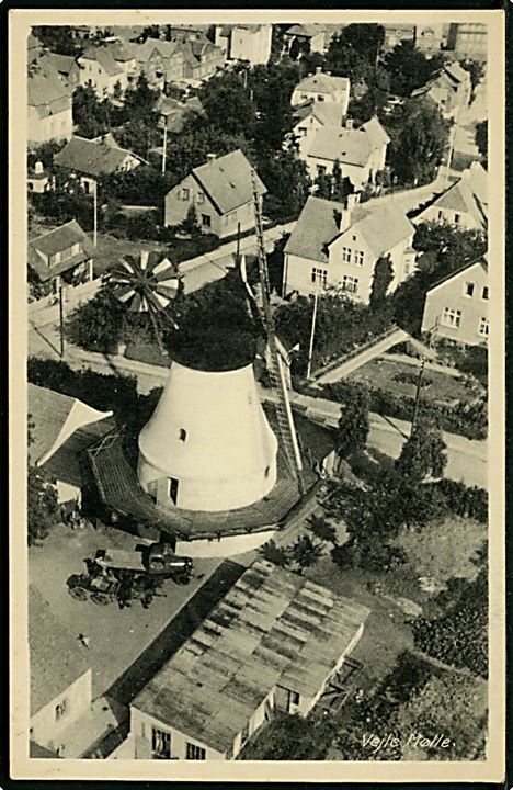 Vejle Mølle, luftfoto. Rudolf Olsen no. 4069.