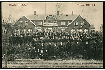 Hadsten, Højskole med vinterhold 1911-1912. P. Olsen no. 99521.