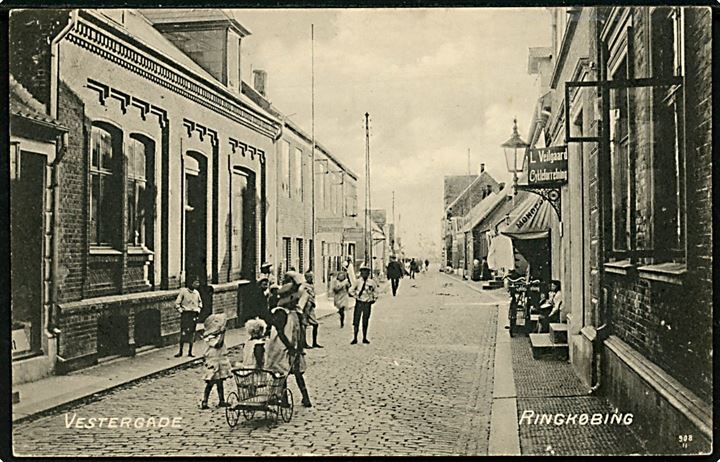 Ringkøbing, Vestergade. No. 908.