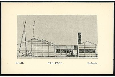 Fredericia. D.U.H., Dansk Ungdoms Herberg, Vandrehjemmet Pro Pace, Skovløbervænget 9. Uden Adresselinier. 