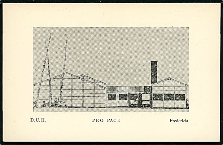 Fredericia. D.U.H., Dansk Ungdoms Herberg, Vandrehjemmet Pro Pace, Skovløbervænget 9. Uden Adresselinier. 