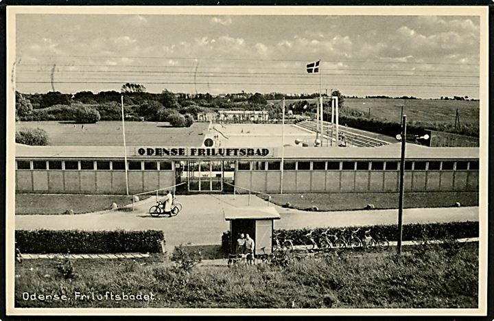 Odense Friluftsbad. Stenders Odense no. 647 K. 