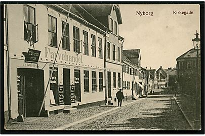 Nyborg. Kirkegade. W. & M. no. 765. Har været opklæbet!