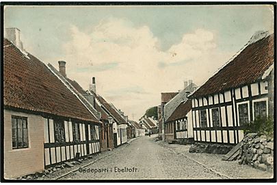 Ebeltoft. Gadeparti. H.A. Ebbesen no. 456.