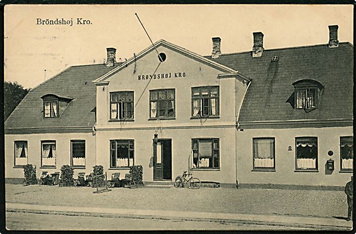 Brønshøj kro. Nathansohns Kortlager no. 77.