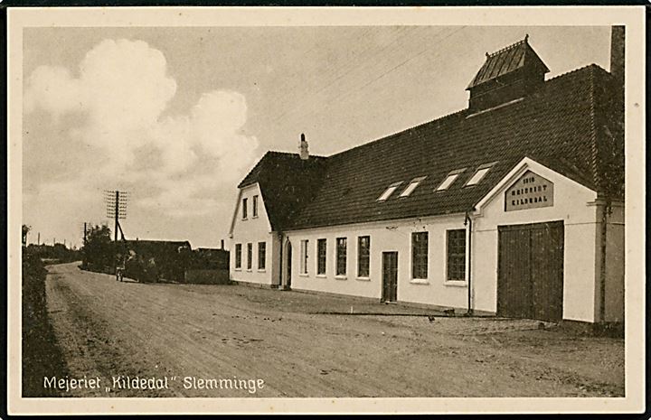 Bramminge ved Sakskøbing, Mejeriet Kildedal. Stenders no. 58358.