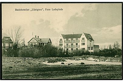 Fakse Ladeplads, Badehotellet Udsigten. L. P. Petersen u/no.