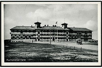 Fanø, Kurhotellet med omnibus. Stenders no. 616.