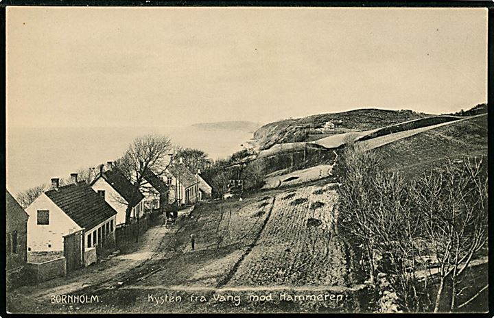 Bornholm, kysten fra Vang mod Hammeren. Colberg u/no.