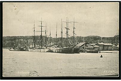 Hadsund, havnen. V. Lütchen Lehns Forlag u/no. 