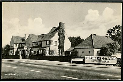 Humlebæk. Kølles Gaard, Hotel og Restaurant. Leif Hjordt no. 16582.