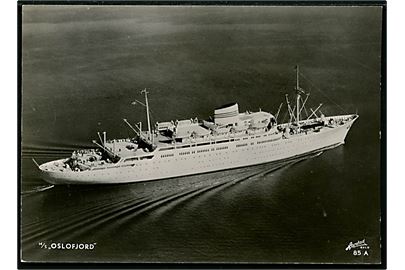 Oslofjord, M/S, Norsk Amerika Linie. Harstad no. 85A.