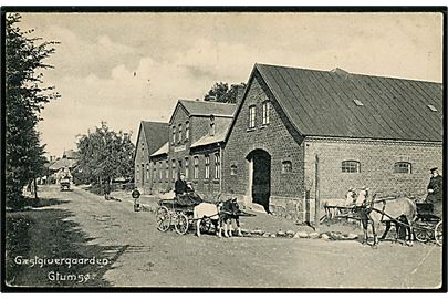 Glumsø, gæstgivergaarden. Glumsø Bog- og Papirhandel. Hj.knæk.