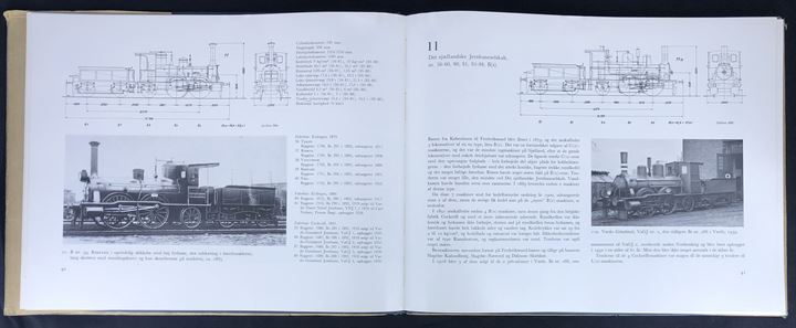 Danske Statsbaners Damplokomotiver af William Bay. 143 sider illustreret teknisk gennemgang. Indbundet med plettet smudsbind.