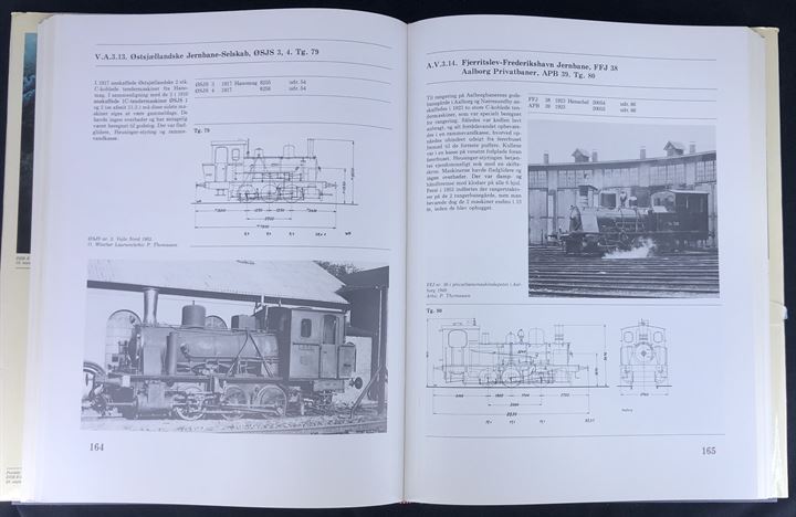 Danske Damplokomotiver af William Bay. 339 sider illustreret teknisk gennemgang.