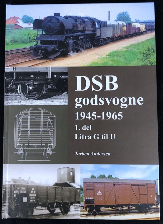 DSB godsvogne 1945-1965 - 1. del litra G til U og 2. del private godsvogne litra ZA til ZU - af Torben Andersen. Illustreret historisk og teknisk registrant i 2 bind (144 + 176 sider).  