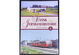 Dansk Jernbanehistorie  no. 1 - 4 af Torben Andersen. Fire hæfter fra 2004-2008 (72-96 sider). Indeholder bl.a.: DSB damplokomotiver 1892-1970 (flere dele), Post på skinner (3 dele), Næstved-Præstø-Mern-Banen, Tuborg Ølvogne, Jernbaner på postkort, Lyn- og bådtoget Englænderen og Klampenborgbanen.